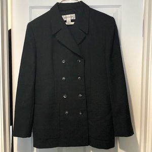 Jones New York Double Breasted Blazer w/ Vest